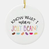 Jelly Bean Keramik Ornament (Vorne)
