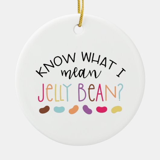 Jelly Bean Keramik Ornament (Vorne)