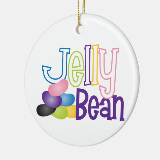 Jelly Bean Keramik Ornament (Links)