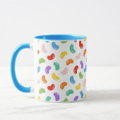 Jelly Bean Pattern Print Coffee Tasse (Links)