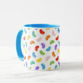 Jelly Bean Pattern Print Coffee Tasse (Vorderseite Links)