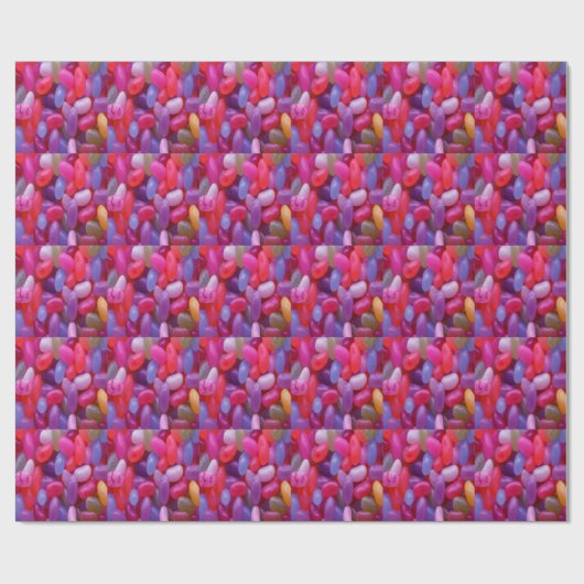 Jelly Bean Pink Geschenkpapier (Flach)