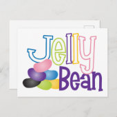 Jelly Bean Postkarte (Vorne/Hinten)