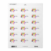Jelly Bean Prayer Label Adressaufkleber (Vorne)