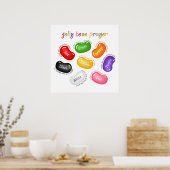 Jelly Bean Prayer Poster Print (Küche)