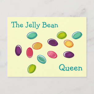 Jelly Bean Queen Oaster Card Feiertagspostkarte
