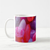 Jelly Bean rosa und blau Kaffeetasse (Links)