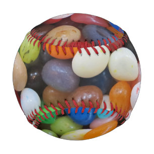Jelly Bean schwarz blau grüne Candy Texture Templ Baseball