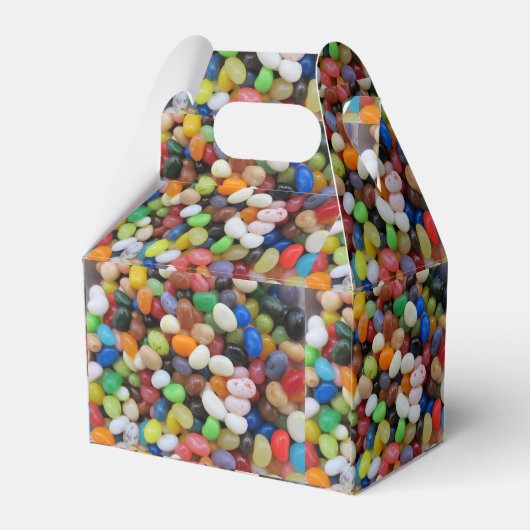 Jelly Bean schwarz blau grüne Candy Texture Templa Geschenkschachtel (Rückseite)