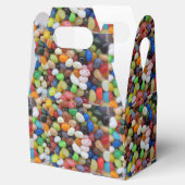 Jelly Bean schwarz blau grüne Candy Texture Templa Geschenkschachtel (Geöffnet)