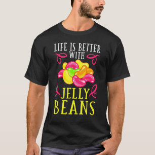 Jelly Bean Süßigkeiten-Bohnen vegane Geschmacksric T-Shirt