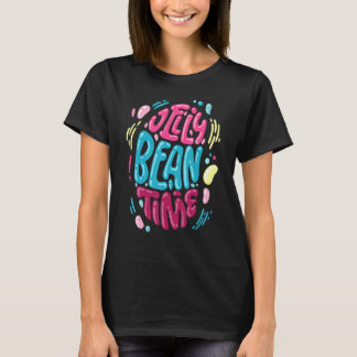 Jelly Bean Time Jelly Bean Feinschmecker Retro Vin T-Shirt
