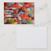 Jelly Bean Visitenkarte (Vorne/Hinten)