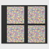 Jelly Bean Wrapping Papper Geschenkpapier (Flach)