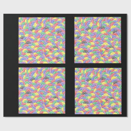 Jelly Bean Wrapping Papper Geschenkpapier