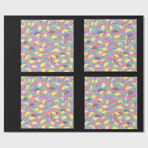 Jelly Bean Wrapping Papper Geschenkpapier