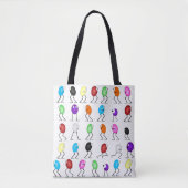 Jelly Beans Allover Tote Bag Tasche (Vorderseite)