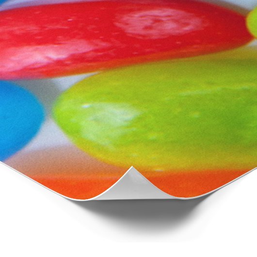 Jelly Beans Art Poster (Ecke)