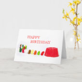 Jelly Beans Birthday Card Karte (Gelbe Blume)