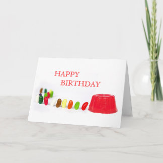 Jelly Beans Birthday Card Karte