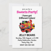 Jelly Beans Colorful Funny Jelly Beans Einladung (Vorderseite)