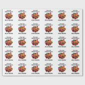 Jelly Beans Colorful Funny Jelly Beans Geschenkpapier (Flach)