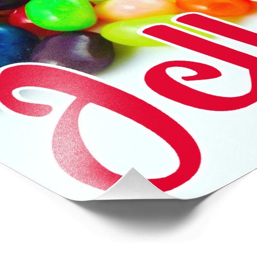 Jelly Beans Fotodruck (Ecke)