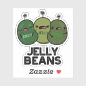 Jelly Beans Funny Jealous Candy Pub Aufkleber (Blatt)