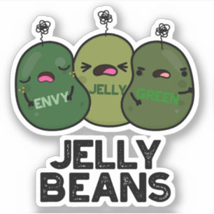 Jelly Beans Funny Jealous Candy Pub Aufkleber