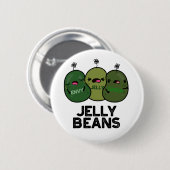 Jelly Beans Funny Jealous Candy Pub Button (Vorne & Hinten)