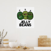 Jelly Beans Funny Jealous Candy Pub Poster (Küche)