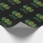 Jelly Beans Funny Jealous Candy Pun Dark BG Geschenkpapier (Ecke)