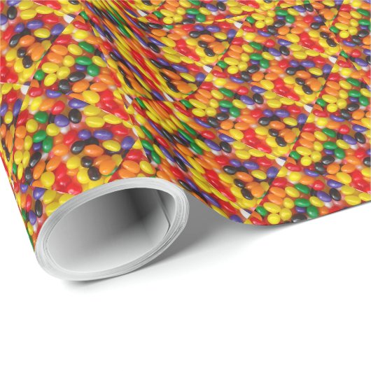 Jelly Beans Geschenkpapier (Rolleneckpunkt)