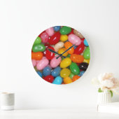 Jelly Beans Große Wanduhr (Zuhause)