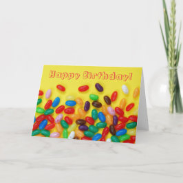 Jelly beans Happy Geburtstag für Kinder Karte