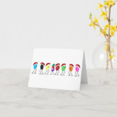 Jelly Beans Holiday Card Karte (Gelbe Blume)