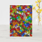 Jelly Beans Karte (Gelbe Blume)