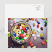 Jelly Beans Postkarte (Vorne/Hinten)