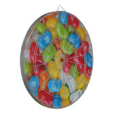 Jelly Beans, Rainbow Colored & Sweet Candy Dartscheibe (Vorderseite Links)