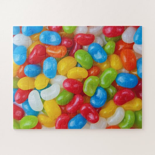 Jelly Beans, Rainbow Colored & Sweet Candy Puzzle (Horizontal)