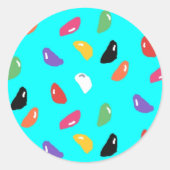 Jelly Beans Round Stickers (Vorderseite)