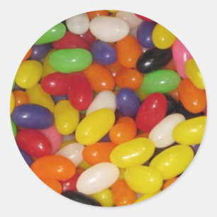 Jelly Beans Runder Aufkleber