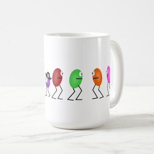 Jelly Beans Tasse (VorderseiteRechts)