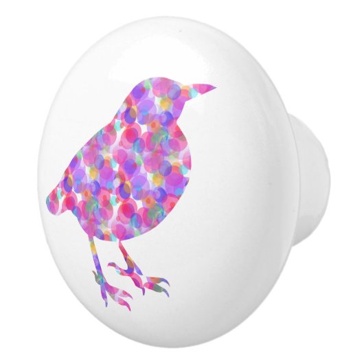Jelly Bird Drawer Pull Keramikknauf (Rechts)