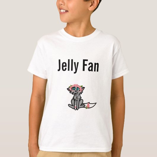 Jelly Bird Kids T - Shirt White Jelly Fan (Vorderseite)
