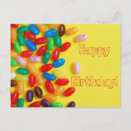Jelly Boans glücklicher Geburtstag Postkarte