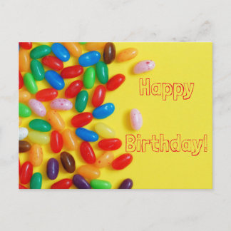 Jelly Boans glücklicher Geburtstag Postkarte