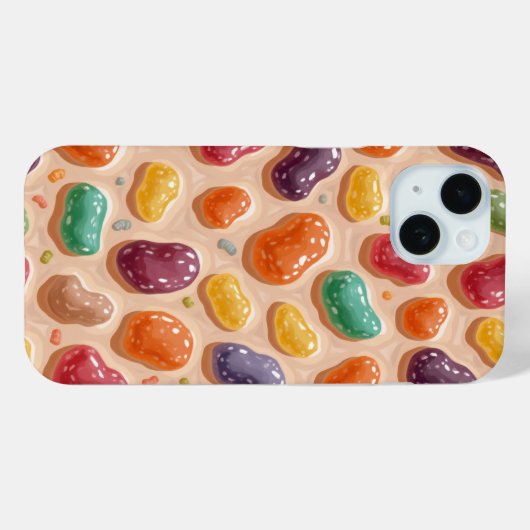 Jelly Bohne iPhone Case (Rückseite (Horizontal))