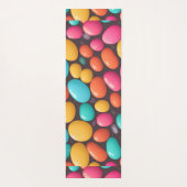 Jelly bohnen Mosaik Personalisiertes Muster Yogamatte (Rückseite)