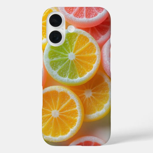 Jelly Candy Citrus Fruits Case-Mate iPhone Hülle (Rückseite)
